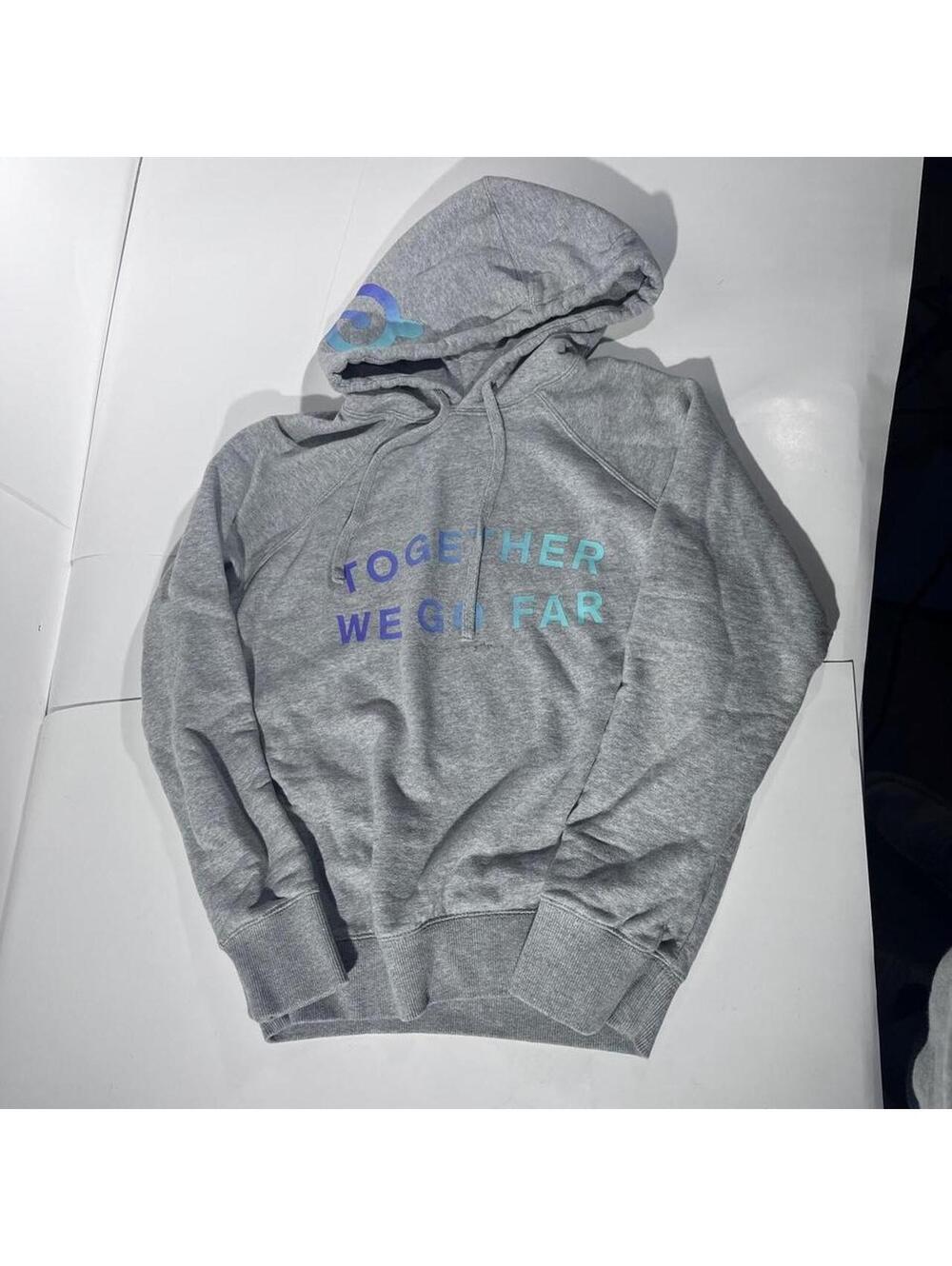 Spiritual Gangster x Peloton gray pullover hoodie size small
